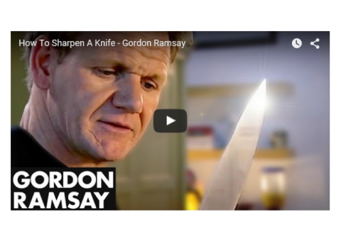 How To Sharpen A Knife - Gordon Ramsay